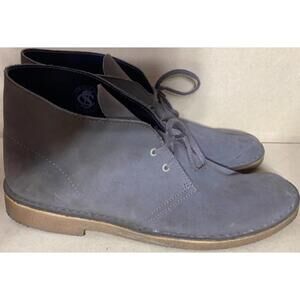 Clarks Originals Men's Grey Suede Desert Boot Size 11.5 US 10.5 UK 45 EU 285 CN